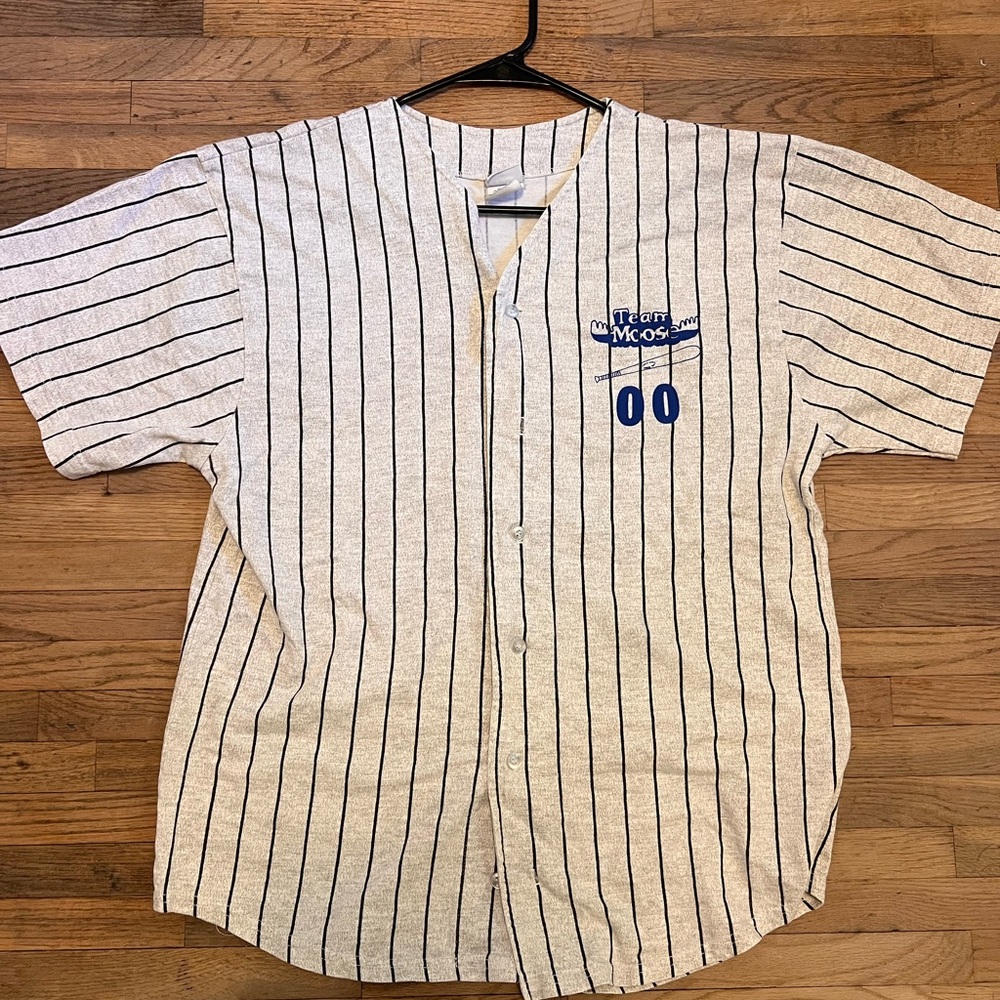 Vintage Striped Baseball Jersey
